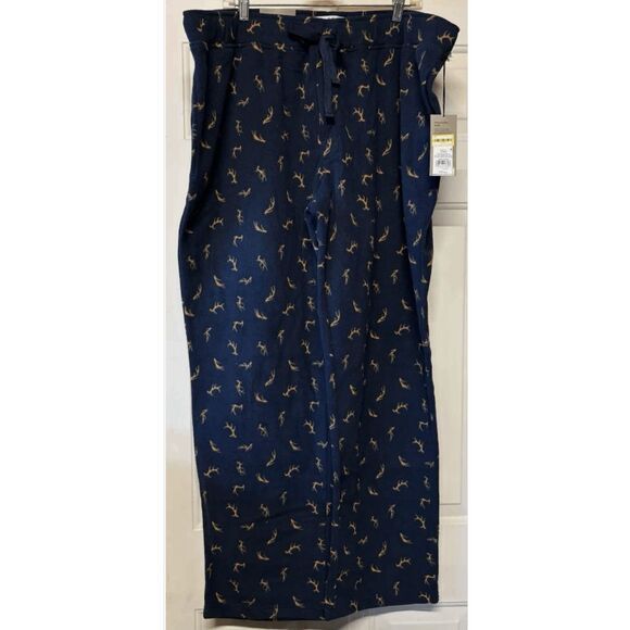 Goodfellow NWT size LT microfleece pajama pants hunting deer antlers - Picture 4 of 6